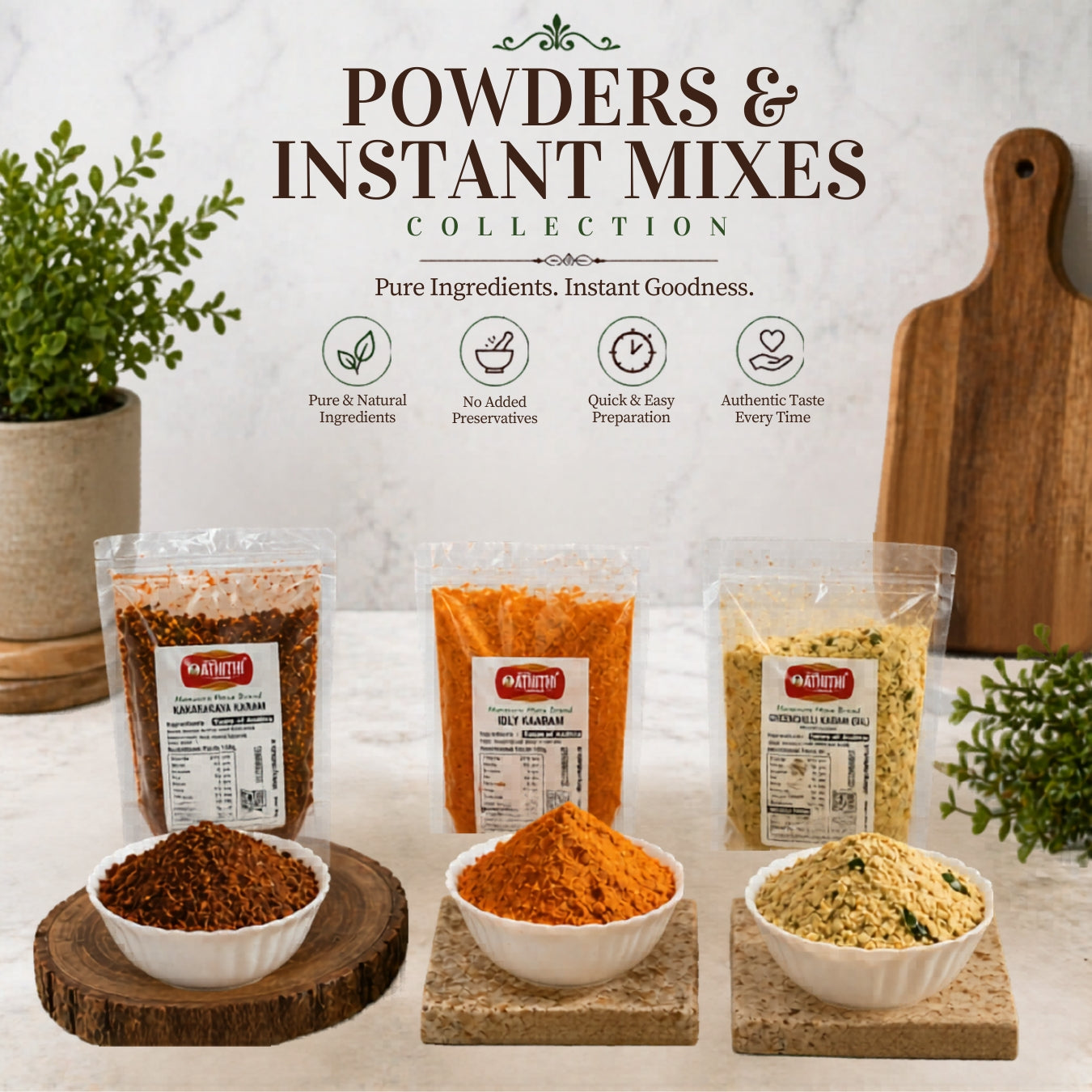 powders and instant mix