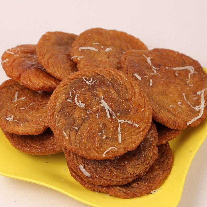 Arisalu gattivi jaggery sweet prepared in Andhra style
