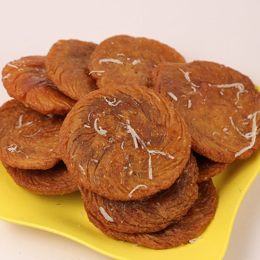 Arisalu gattivi jaggery sweet prepared in Andhra style

